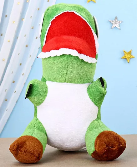 Toytales Crazy Dragon Shaped Soft Toy Green - Height 20 cm