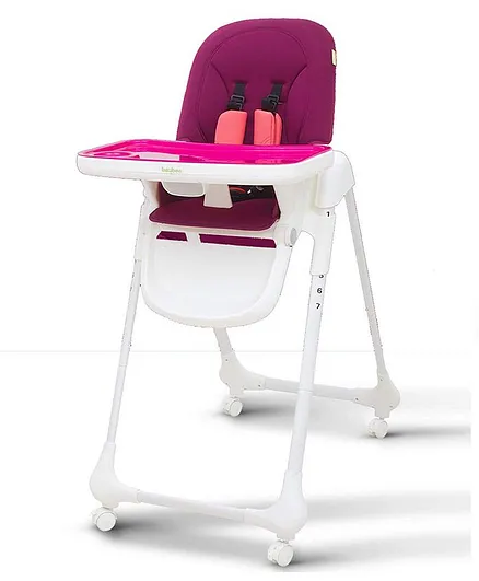 Baybee Comfy and Portable High Chair - Pink
