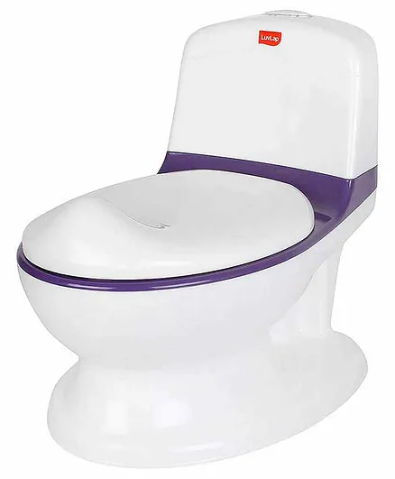 LuvLap Comfy Baby Potty Seat with Flush Sound - Purple