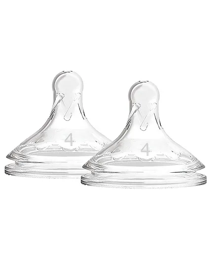 Dr Browns Wide Neck Silicone Teats - Pack of 2