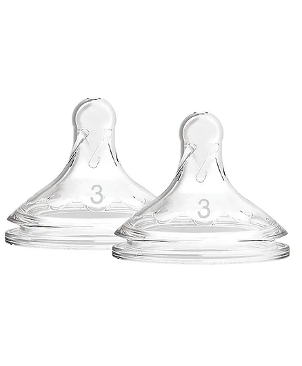Dr. Brown's Level 3 Wide Neck Silicone Options+ Nipple - Pack of 2