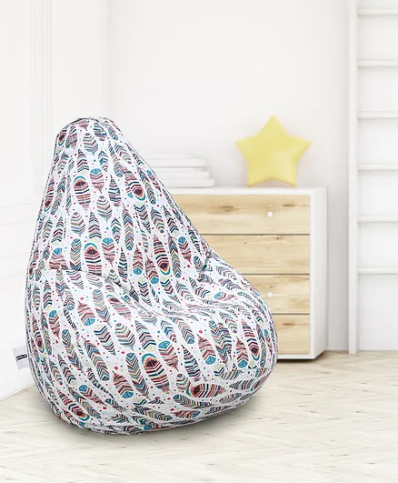 Pine Kids Printed Bean Bag Without Beans - Multicolor