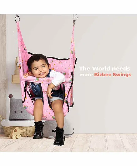 Faburaa Delight Swing for Kids - Pink