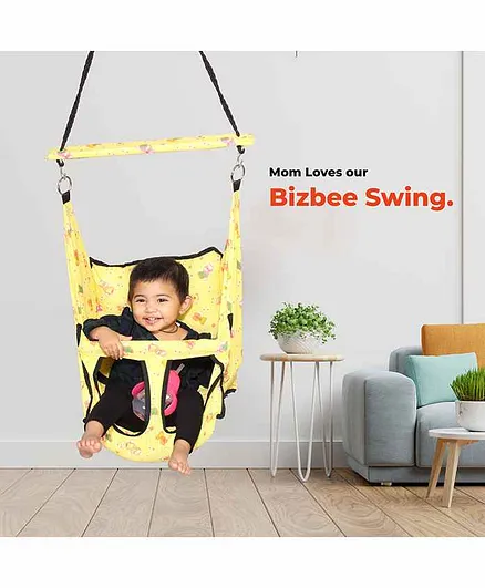 Faburaa Delight baby Swing for 0-4 Years - Yellow