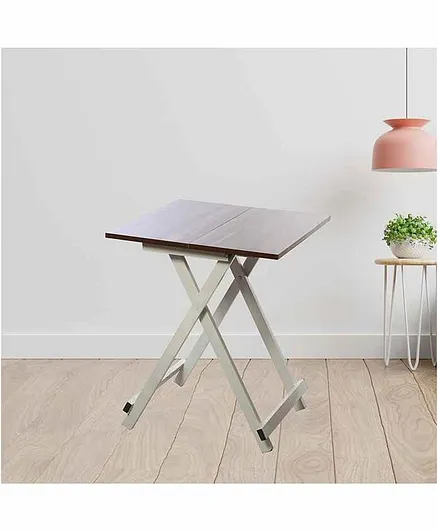 Faburaa Mezzo 24x24 Inch Centre Fold Table - Light Brown