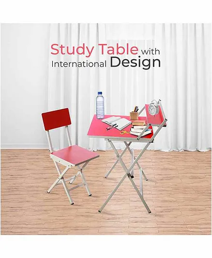 Faburaa Tavolo Kids Table & Chair Set - Red