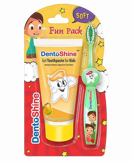 DentoShine Kids Fun Pack Mango - 80 gm