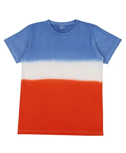 RAINE AND JAINE Dip Dyed Short Sleeves Tee - Multi Color
