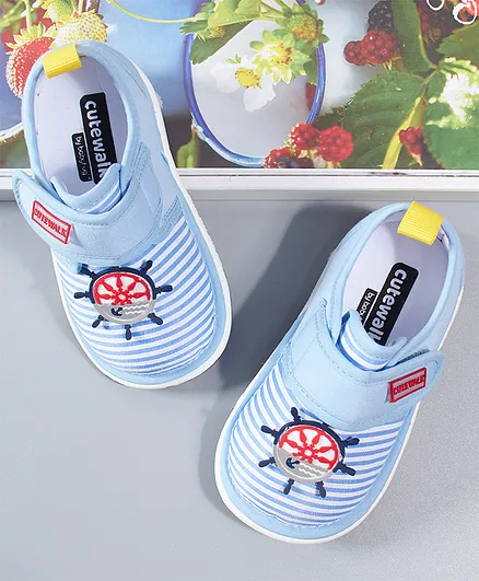 Cute Walk by Babyhug Casual Shoes Anchor Patch - Blue