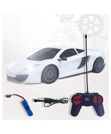 NHR Chargeable Remote Control Car - White