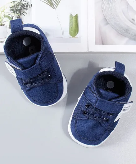 Cute Walk by Babyhug Shoes Style Booties - Blue