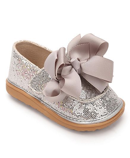 Mooshu Trainers Glittery Pair Of Shoes - Silver