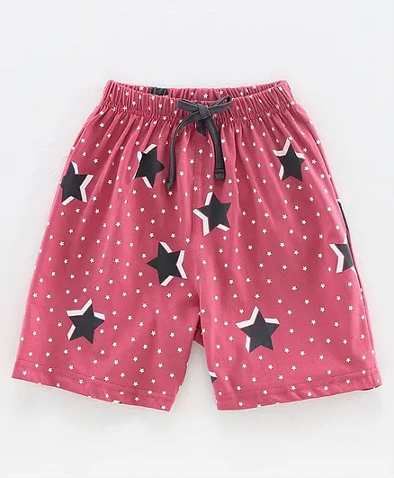 Doreme Knee Length Printed Shorts - Pink