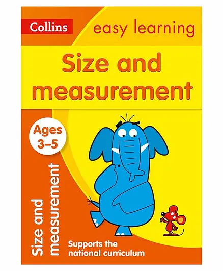 Harper Collins Easy Learning Size and Measurements Activity Book - English