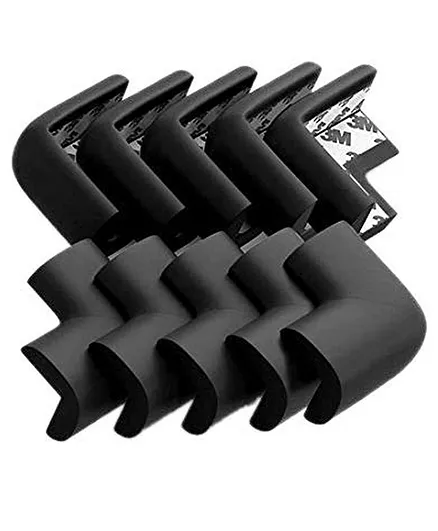 Baybee Corner Edge Protector Pack Of 10 - Black