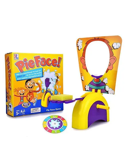 Negocio Cream Pie in The Face Game Board Game - Yellow