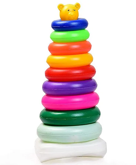 VWorld Teddy Ring Stacking And Sorting Game Multicolour - 8 Rings