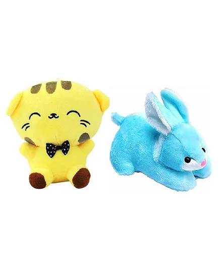 Frantic Hello Kitty and Rabbit Soft Toy Pack of 2 - Height 25 cm