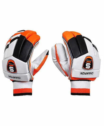 Strauss Champion Batting Gloves - Orange