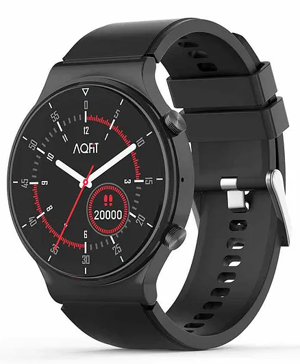 AQFIT W9 Bluetooth Fitness Tracker Smart Watch - Black