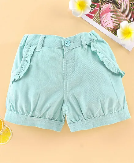 ToffyHouse Mid Thigh Length Shorts - Blue