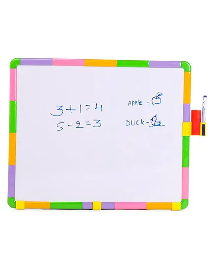 Ratnas Dream Magic Writing Board with Marker & Duster - White