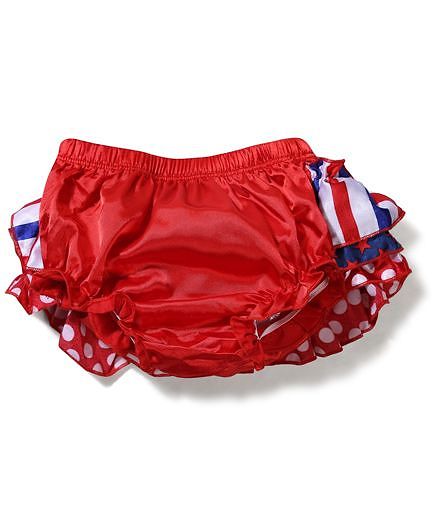 juDanzy Star & Dot Print Diaper Cover - Red