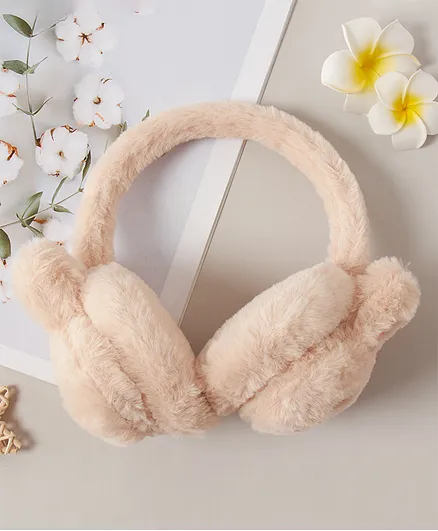 Babyhug Ear Muffs - Beige