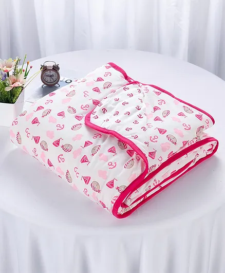Doreme Baby Blanket Sailor Print - Multicolour