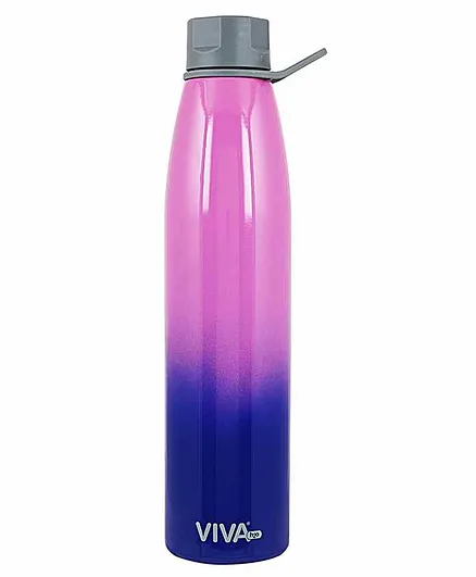 VIVA h2o 5051 Stainless Steel Double Insulated Water Bottle Purple - 750 ml