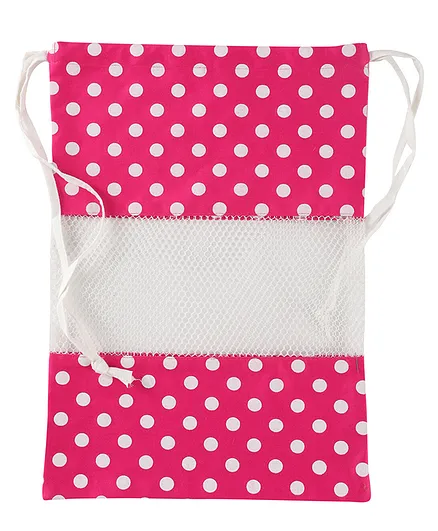 My Gift Booth Cotton Mesh Shoe Covers Set of 6 - Pink