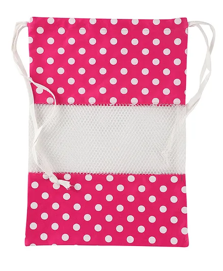 My Gift Booth Cotton Mesh Shoe Covers Set of 10 - Pink