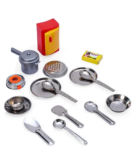 Negi Kitchen Set of 15 Pieces - Multicolour