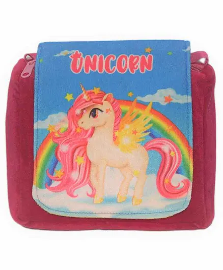 Hello Toys Unicorn Print Sling Bag - Pink