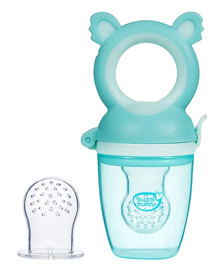 Buddsbuddy Silicone Baby Fruit and Food Nibbler - Sea Green