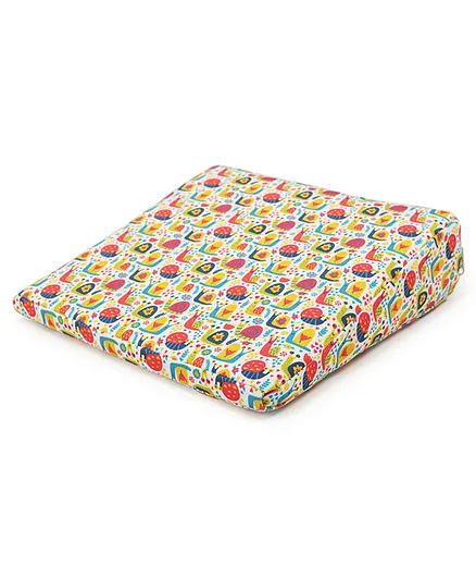 MeukeBaby Washable Wedge Pregnancy Pillow with Cover Snail Print - Multicolour