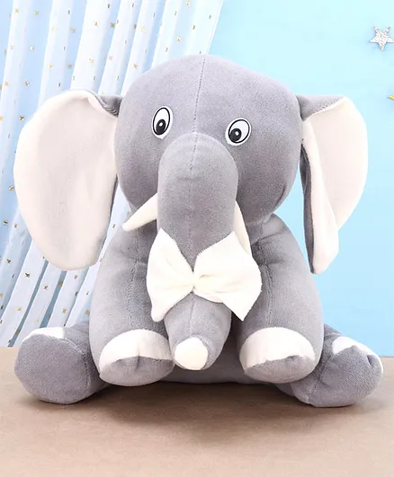 Deals India Elephant Soft Toy Grey - Height 22 cm
