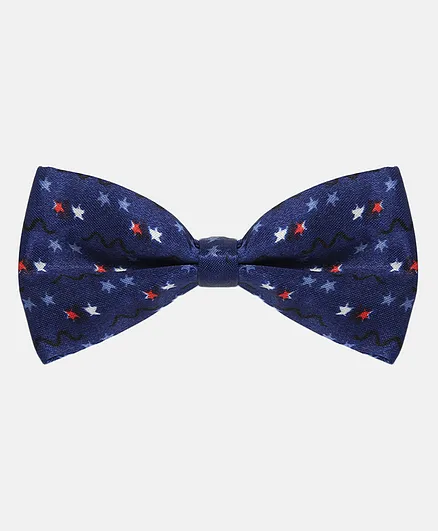 NEO NATIVES Starry Night Print Bow Tie - Blue