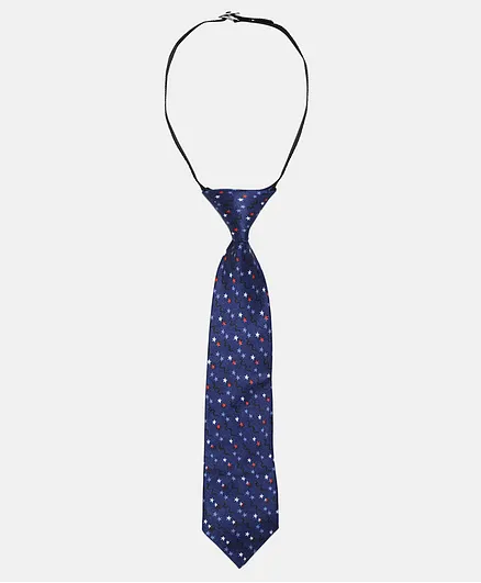 NEO NATIVES Starry Night Printed Tie - Blue
