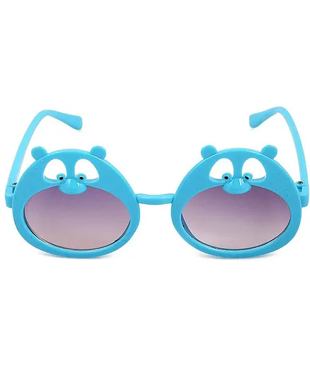 Kidofash Bear Patch Detailing UV Protected Sunglasses - Blue