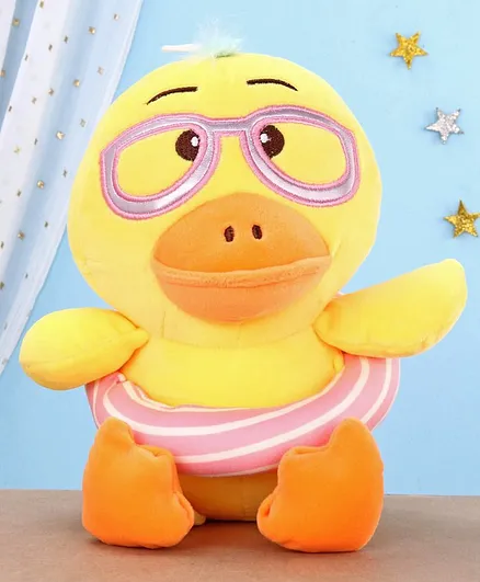 Stuffy Soft Duck Soft Toy Yellow - Height 22 cm