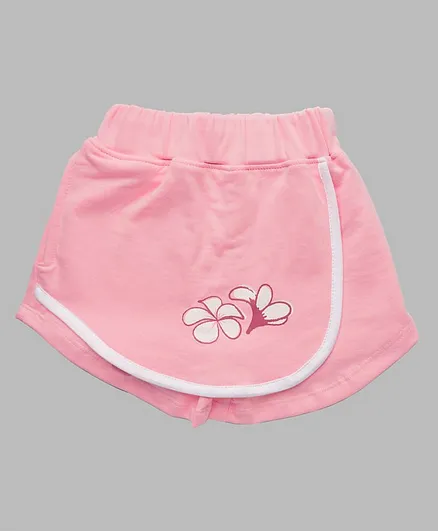 Plan B Flower Printed Shorts - Pink