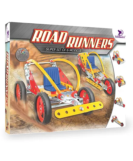 Toy Kraft Road Runners Mechanical Game - Multicolor