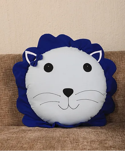 My Gift Booth Lion Shaped Cushion - Blue