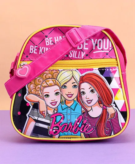 Barbie Printed Sling Bag - Pink