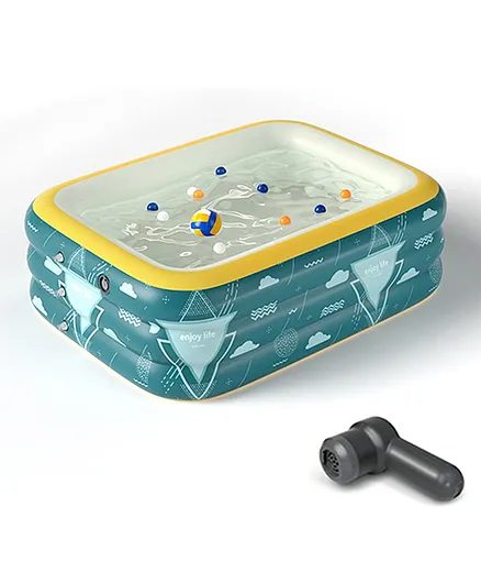 Star And Daisy Wireless Inflatable Swimming Pool - Blue