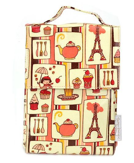 Sugar Booger Multic Print Classic Lunch Sack - Yellow