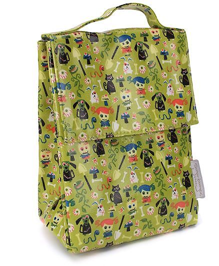 Sugar Booger Multic Print Classic Lunch Sack - Dark Green
