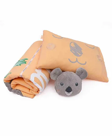 Mi Arcus Beeby Interlock Duvet Set Koala Design - Orange