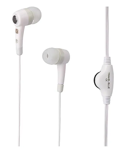 Lexingham Volume Control Ear Phones - White